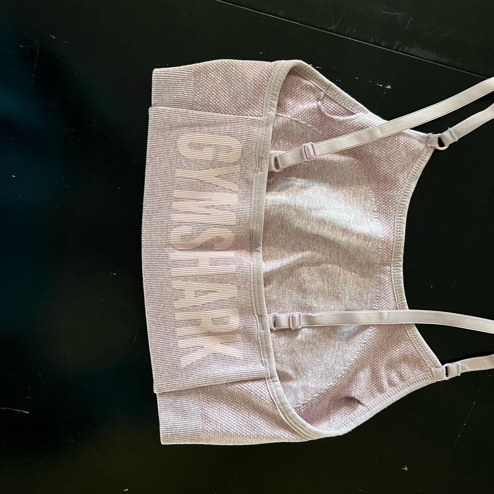 Gymshark Blush Pink Sports Bra; XS/S